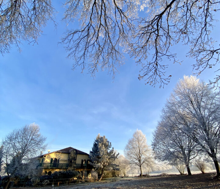 Winterlandschaft Villa Vanilla